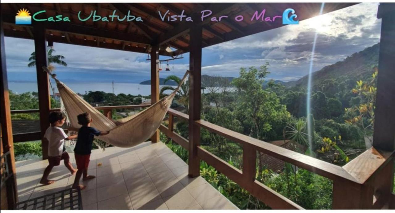 Casa Ubatuba Vista Para O Mar Eksteriør bilde