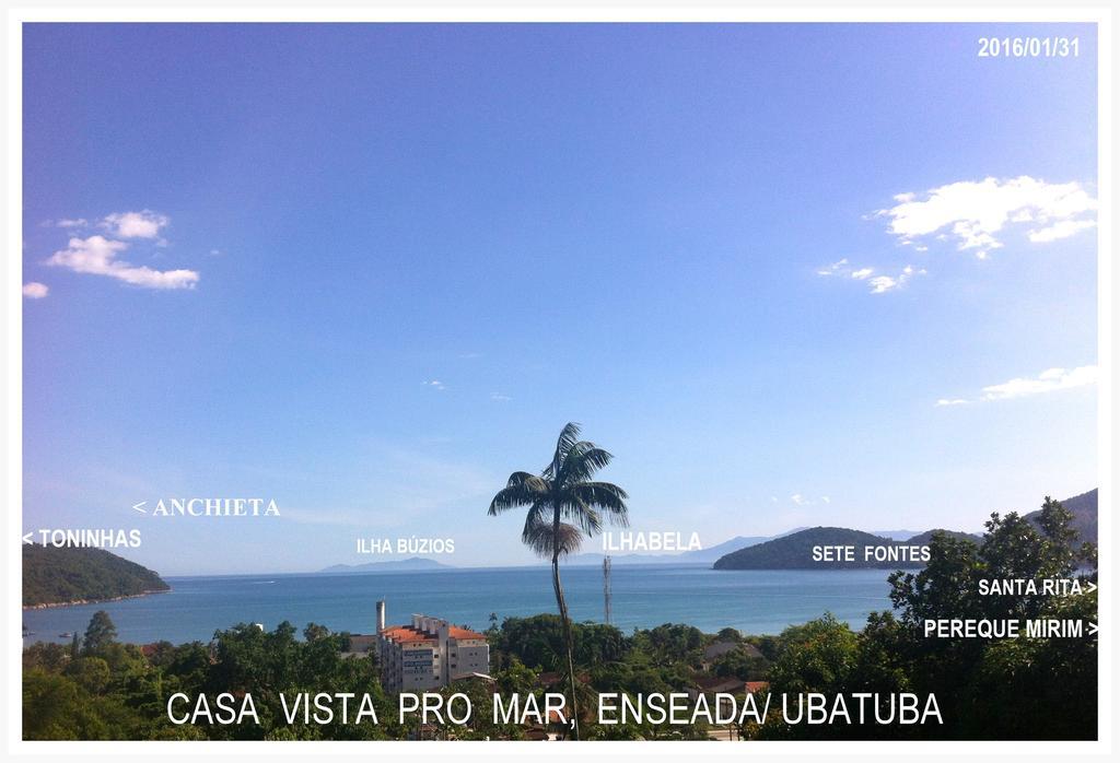 Casa Ubatuba Vista Para O Mar Eksteriør bilde